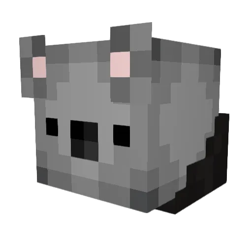 DAISMM Minecraft avatar head, 3D render