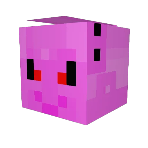 DALO12 Minecraft avatar head, 3D render