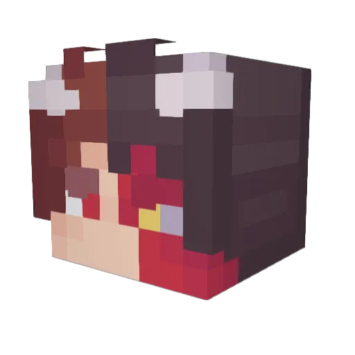DALVER777 Minecraft avatar head, 3D render