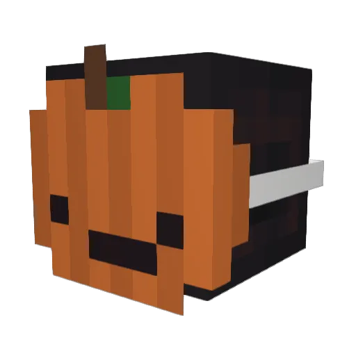 DAMH00 Minecraft avatar head, 3D render