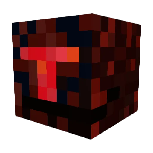 DAMT3 Minecraft avatar head, 3D render