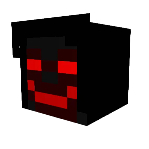 DANETE13 Minecraft avatar head, 3D render