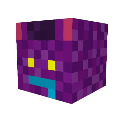 DANGMUSHI Minecraft avatar head, 3D render