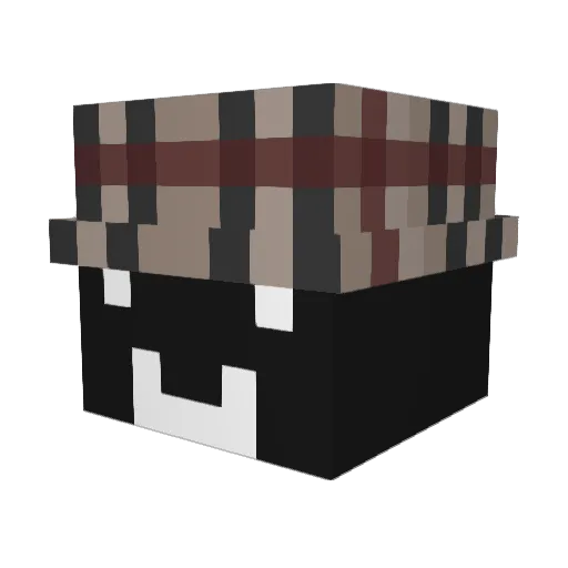 DANIEZITO Minecraft avatar head, 3D render