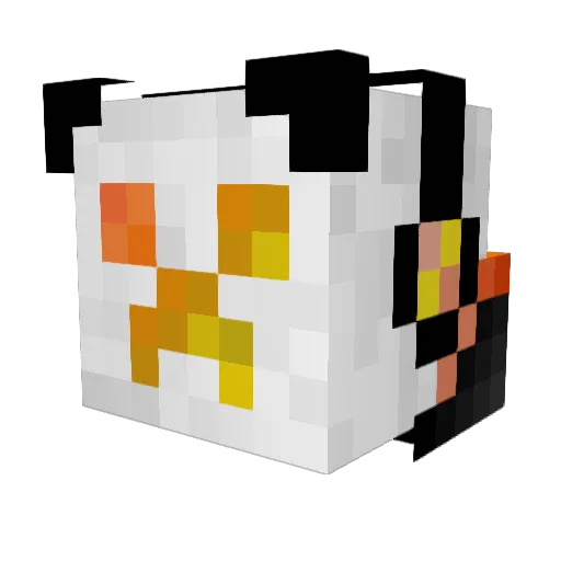 DANIK770 Minecraft avatar head, 3D render