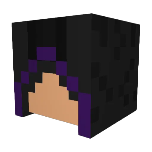 DANILICH Minecraft avatar head, 3D render