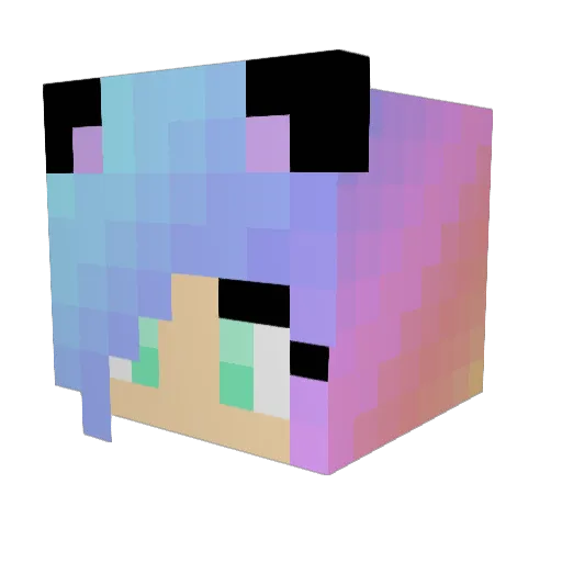 DANI_VANCE Minecraft avatar head, 3D render