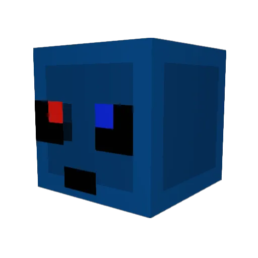 DANK_DEXTER Minecraft avatar head, 3D render