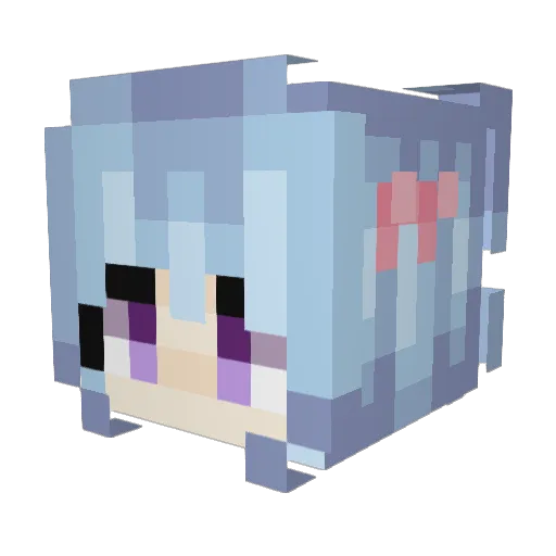 DANLIM505 Minecraft avatar head, 3D render