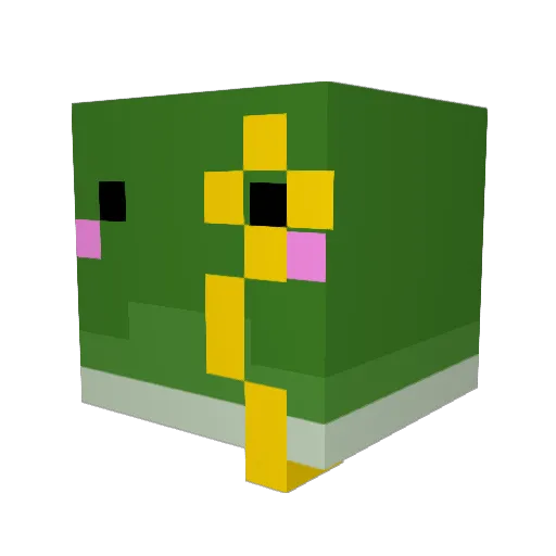 DAPPERFROG420 Minecraft avatar head, 3D render