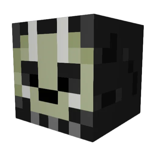 DARIOCRAFT10 Minecraft avatar head, 3D render