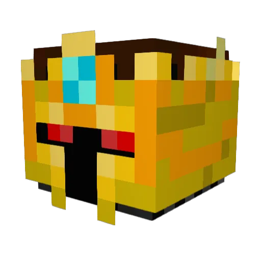 DARKARCHANGLES Minecraft avatar head, 3D render