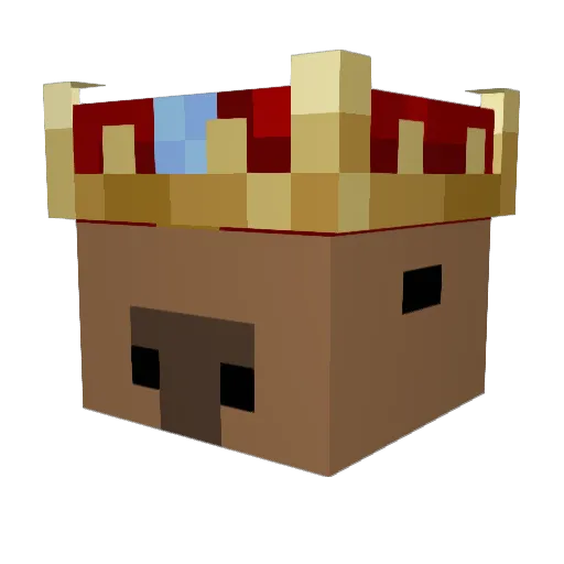 DARKBANNANA Minecraft avatar head, 3D render