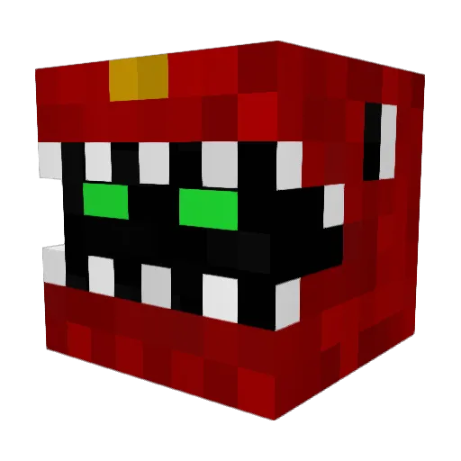 DARKINGPLANET22 Minecraft avatar head, 3D render