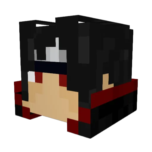 DARKJEDI48 Minecraft avatar head, 3D render