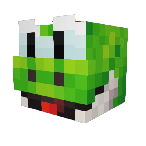 DARKNICO69 Minecraft avatar head, 3D render