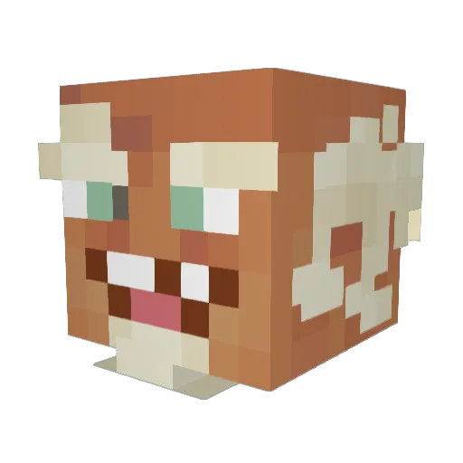 DARKSIDEme Minecraft avatar head, 3D render