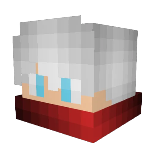 DARKSIMON04 Minecraft avatar head, 3D render