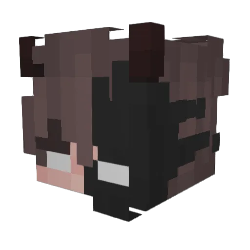 DARkAnGDEL Minecraft avatar head, 3D render