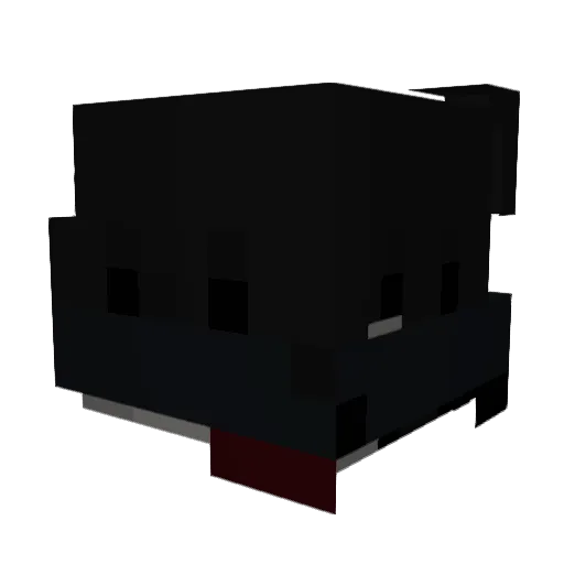DARwin433 Minecraft avatar head, 3D render