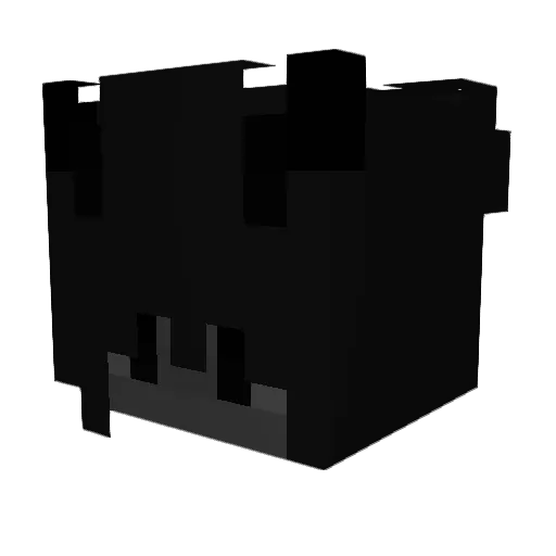 DAUERK1LL Minecraft avatar head, 3D render