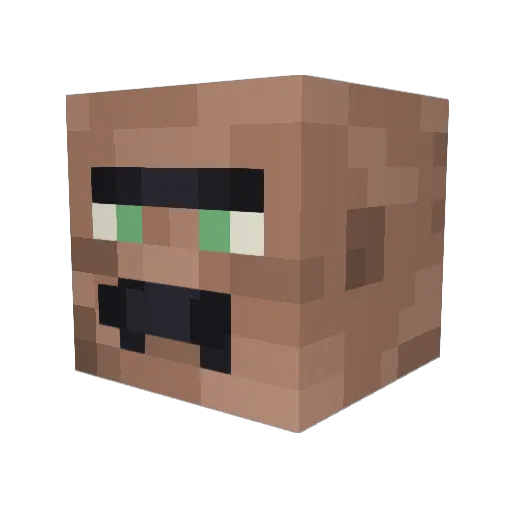 Minecraft-Avatar von DAV31: Kopf als 3D-Render