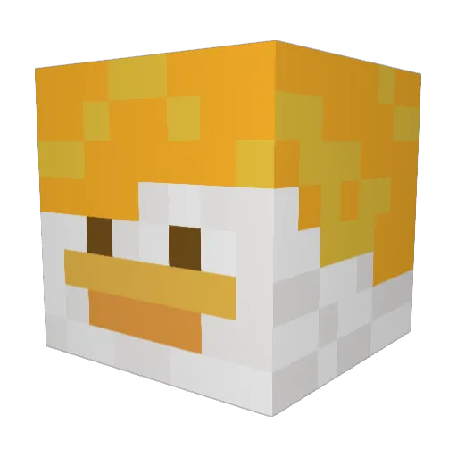DAVE0773 Minecraft avatar head, 3D render
