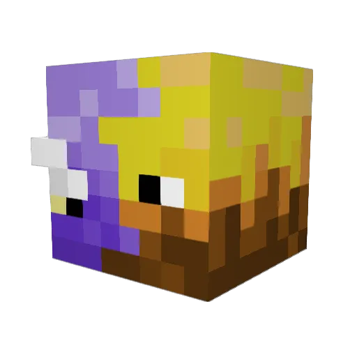 DAVIDMIU2019 Minecraft avatar head, 3D render