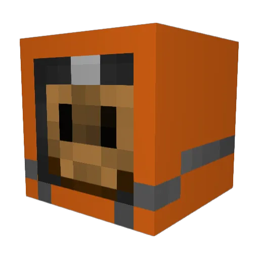 DAVO22 Minecraft avatar head, 3D render