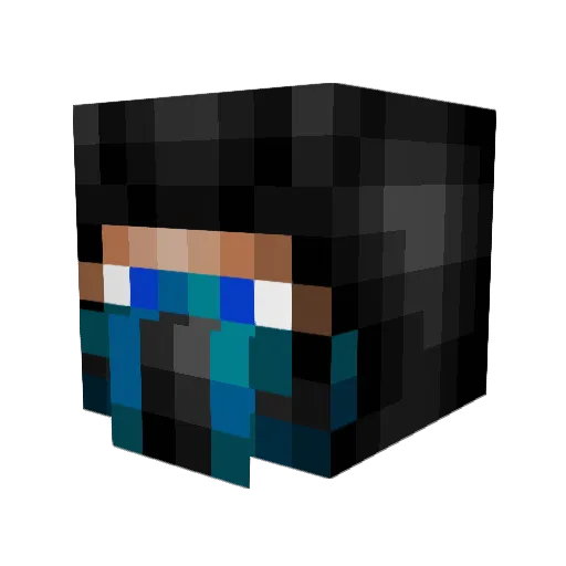 DAWSON1988 Minecraft avatar head, 3D render