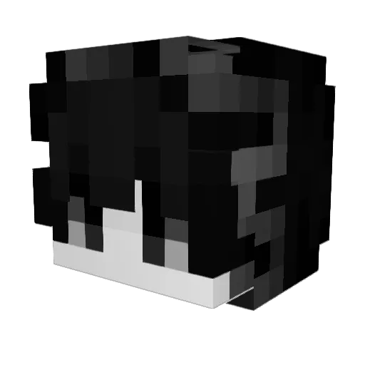 DAYKKAA Minecraft avatar head, 3D render