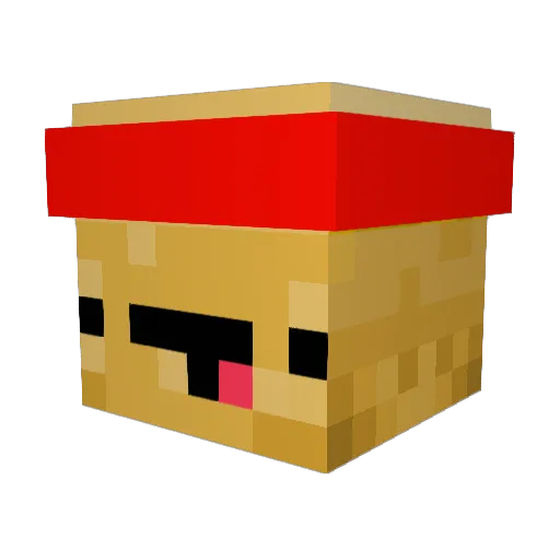 DA_BEAST11 Minecraft avatar head, 3D render