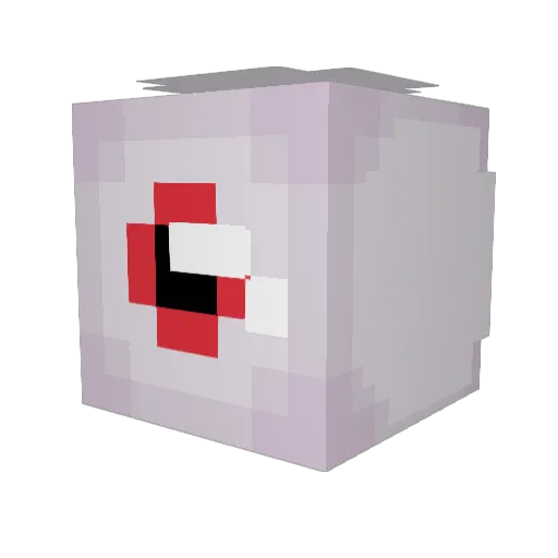 DA_BOSS_555 Minecraft avatar head, 3D render