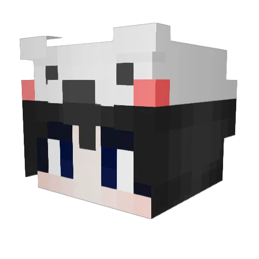 DAbU__ Minecraft avatar head, 3D render