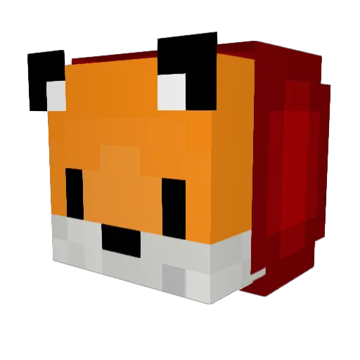 DAnDAnMonster14 Minecraft avatar head, 3D render