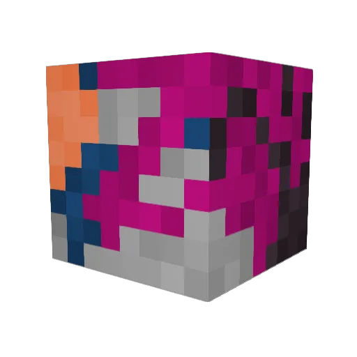DArtanis Minecraft avatar head, 3D render