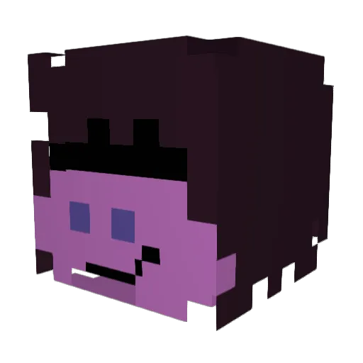 DBCraft2015 Minecraft avatar head, 3D render