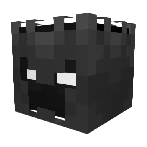 DBDefender Minecraft avatar head, 3D render