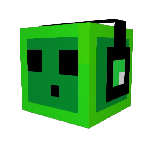 DBK1999 Minecraft avatar head, 3D render