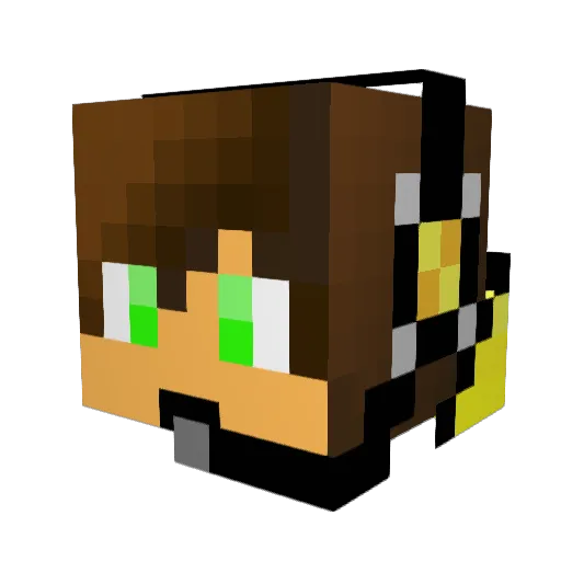 DBM_Clan Minecraft avatar head, 3D render