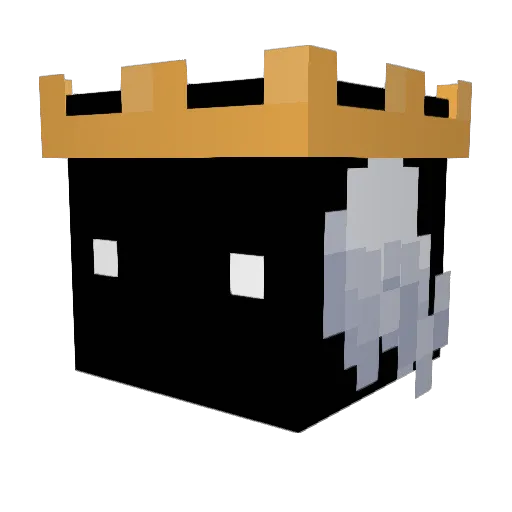 DBZ_MIKEY Minecraft avatar head, 3D render