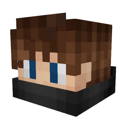 DBZboy1020 Minecraft avatar head, 3D render
