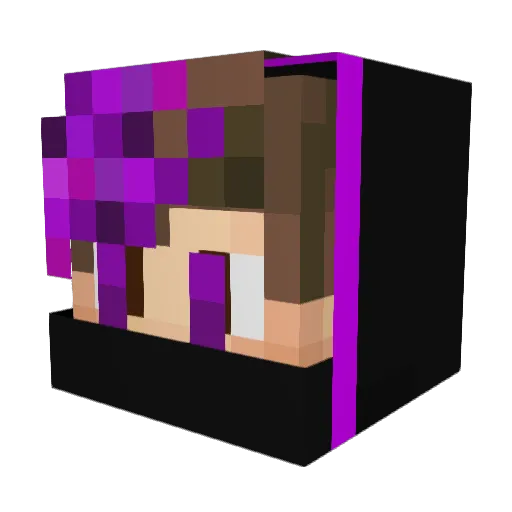 DB_ExpertV2 Minecraft avatar head, 3D render