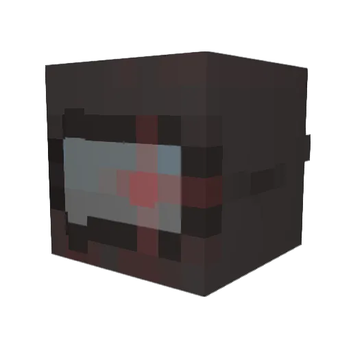 DBalts Minecraft avatar head, 3D render