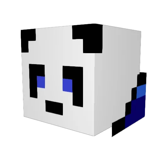 DBeast2000 Minecraft avatar head, 3D render