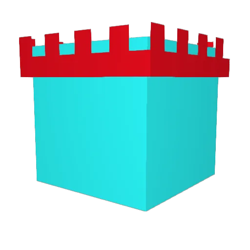 DBlockEurope Minecraft avatar head, 3D render