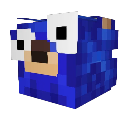 DC479 Minecraft avatar head, 3D render