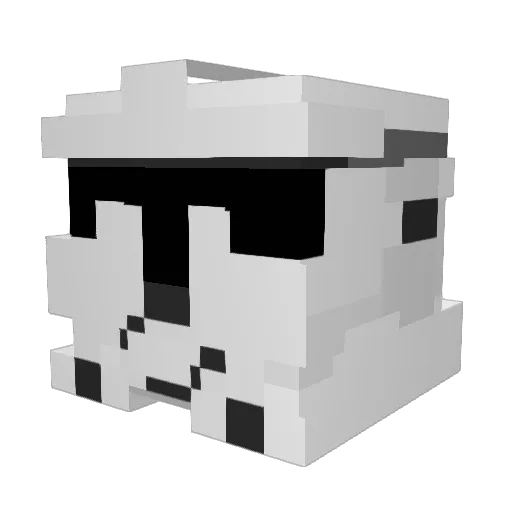 DCGAMING83 Minecraft avatar head, 3D render