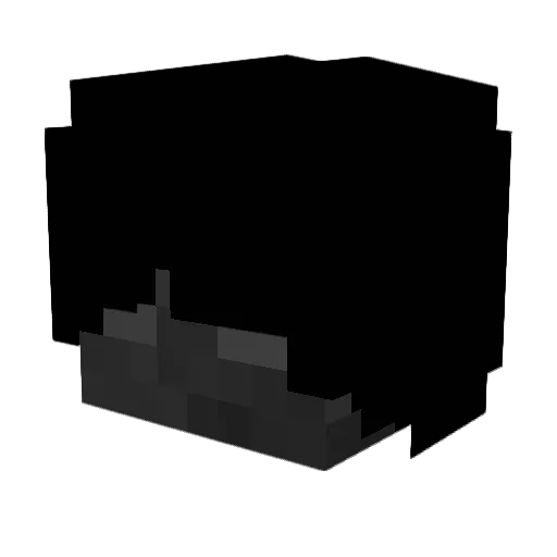DCL90051 Minecraft avatar head, 3D render