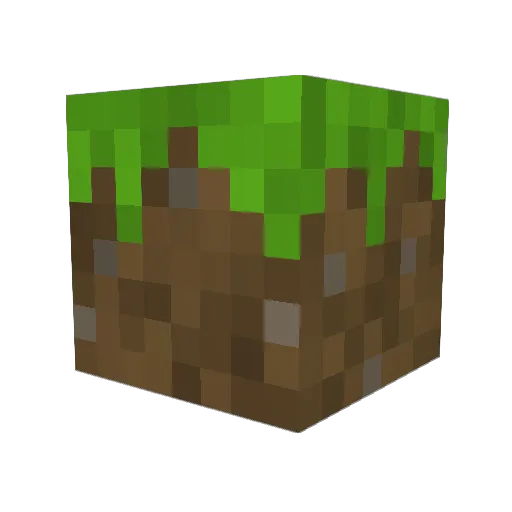 DCL98 Minecraft avatar head, 3D render